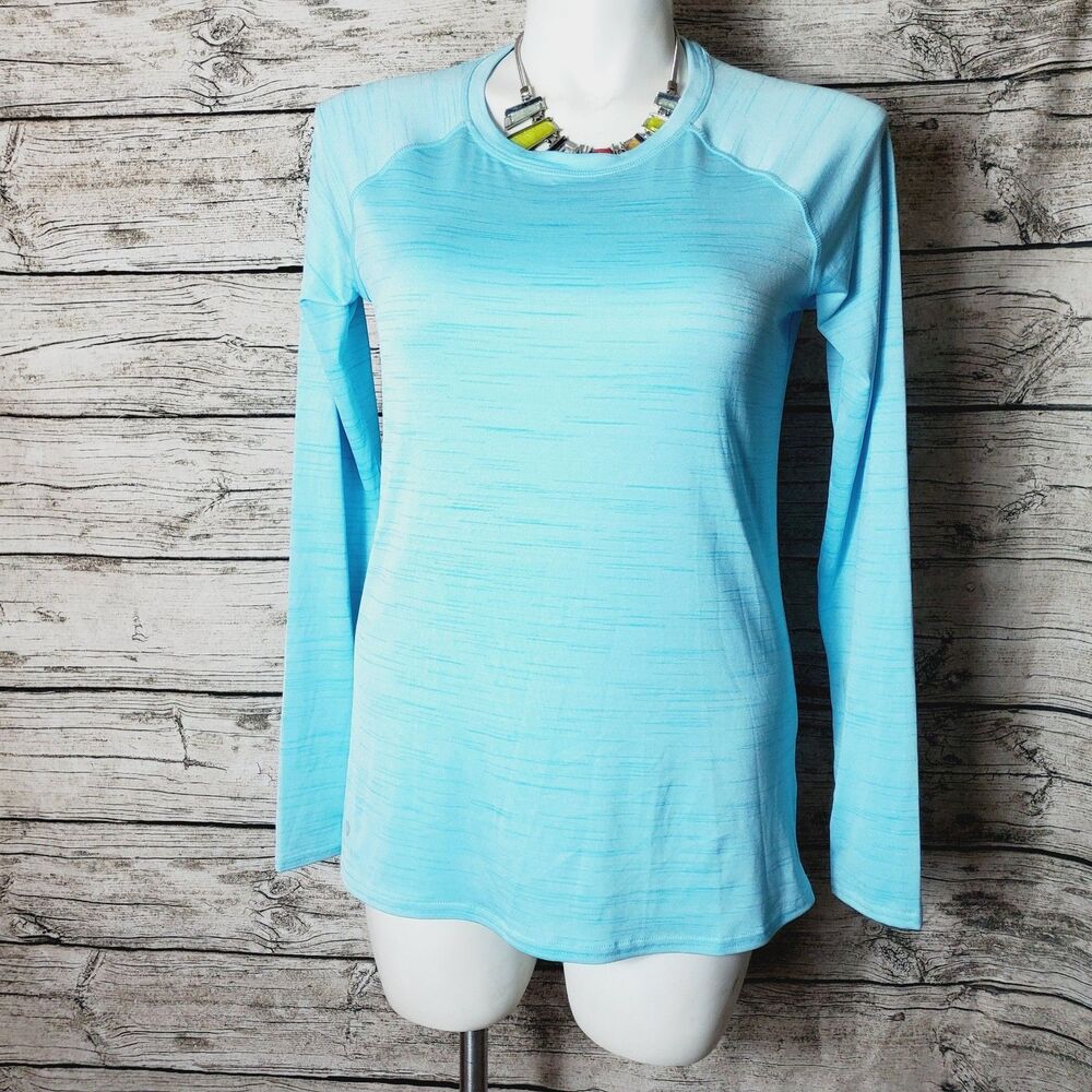 Jockey Blue Long Sleeve Top Size Medium